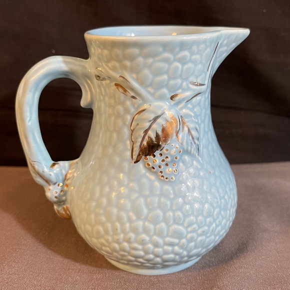 Wade England Golden Turquoise Milk Creamer Jug - Picture 2 of 5